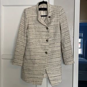 Zara basic tweeted coat.